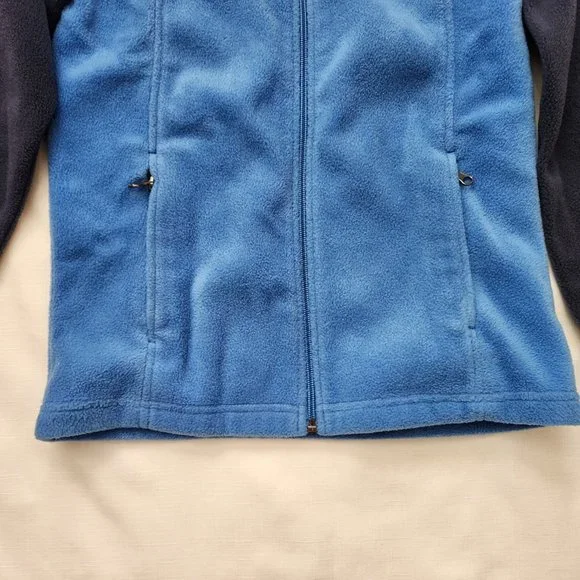 Columbia Fleece Jacket Blue/Navy Kids (M 10/12) - Picture 3 of 14
